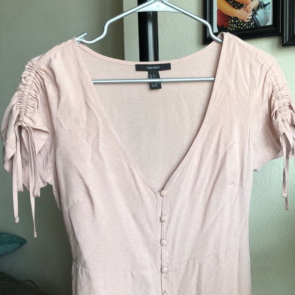 Forever 21 pink polka dot dress - Picture 4 of 4